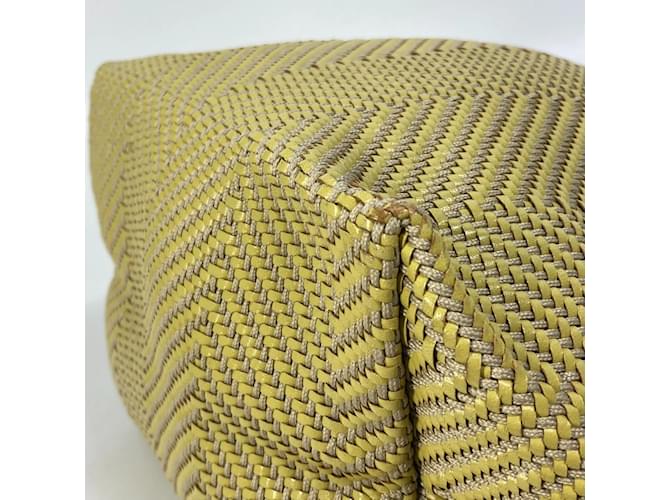 Hermès Borsa Hermes Kaba Chennai PM Giallo - vista 6
