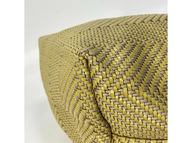 Hermès Borsa Hermes Kaba Chennai PM Giallo - vista 8