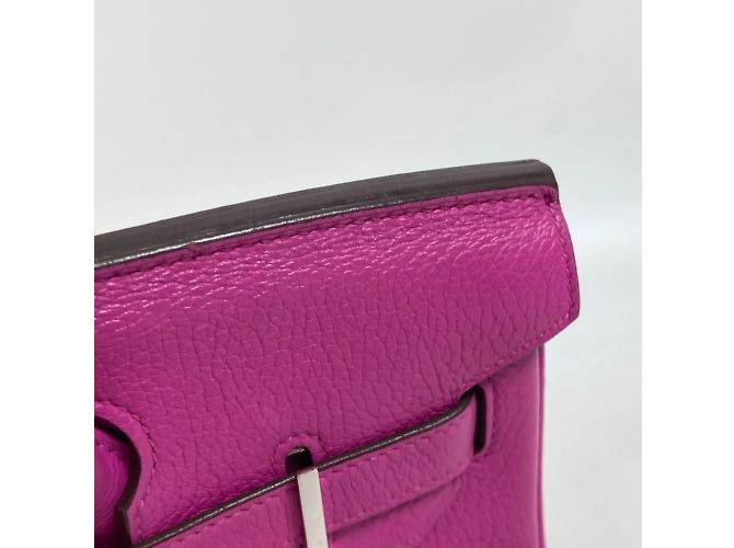 Borsa Tote Hermès Birkin 30 in Rosa Magnolia - vista 10