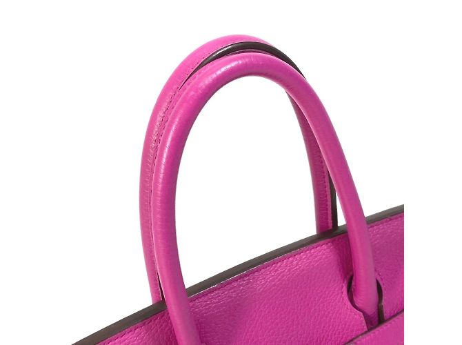 Borsa Tote Hermès Birkin 30 in Rosa Magnolia - vista 5