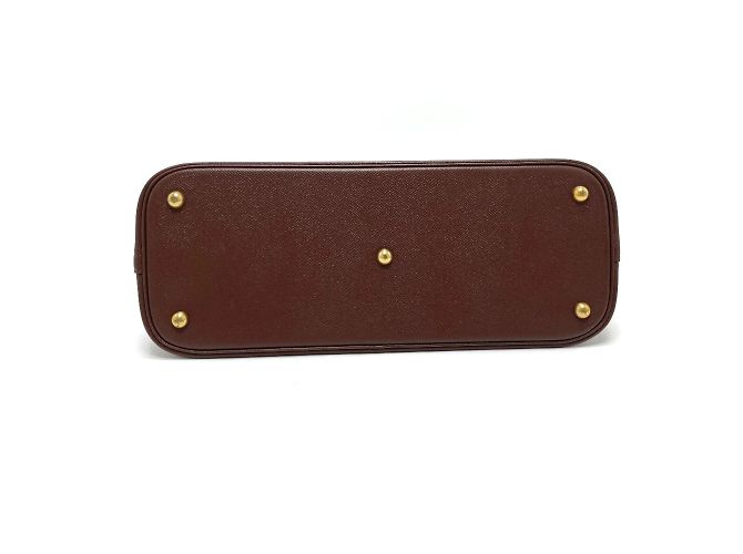 Borsa Hermès Bolide 35 in pelle marrone - vista 4