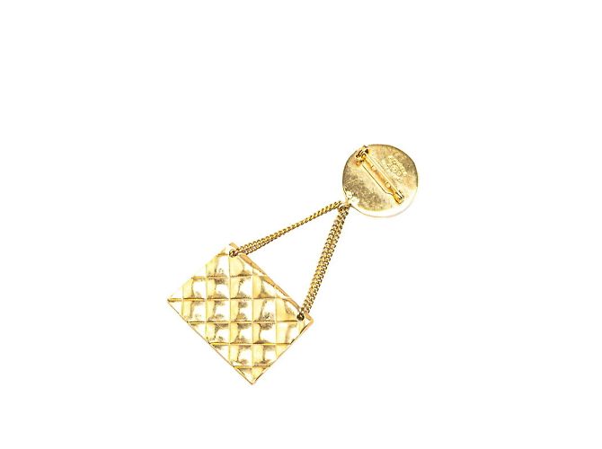 Spilla Vintage Placcata Oro Chanel D'oro - vista 2