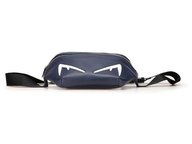 Marsupio Fendi Bugs Eye Blu navy - vista 3