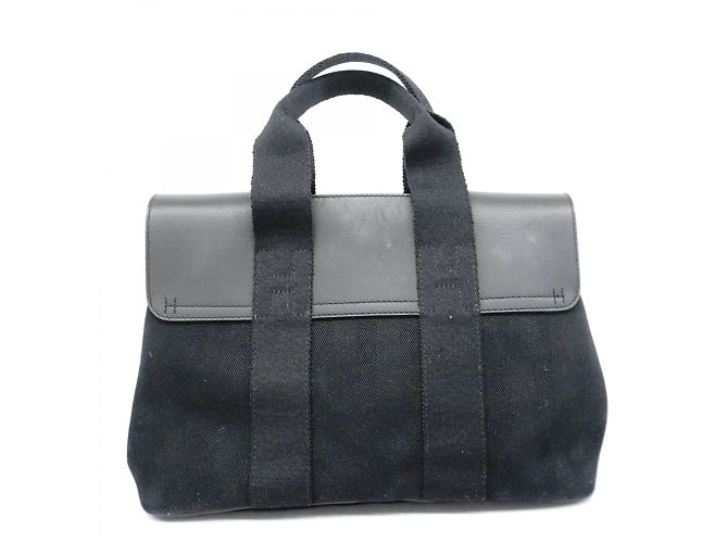 Hermès Valparaiso PM Tote Tasche Schwarz - Ansicht 14