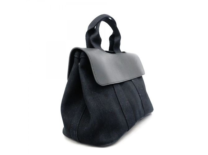 Hermès Valparaiso PM Tote Tasche Schwarz - Ansicht 2