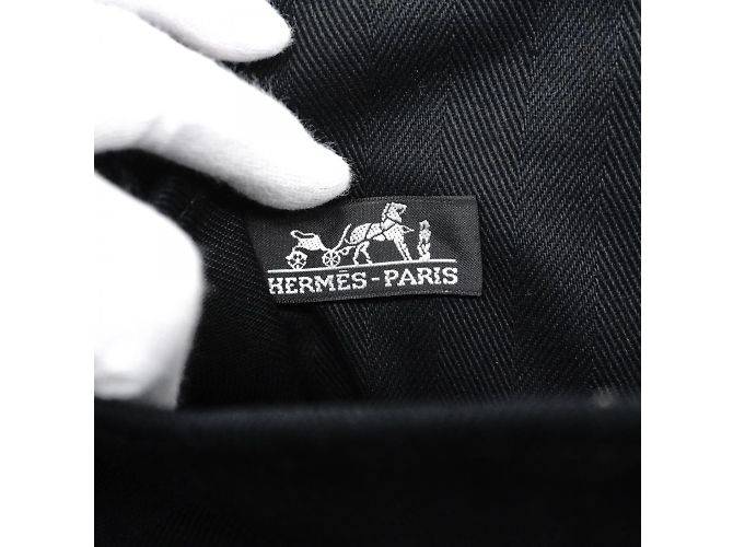 Hermès Valparaiso PM Tote Tasche Schwarz - Ansicht 5