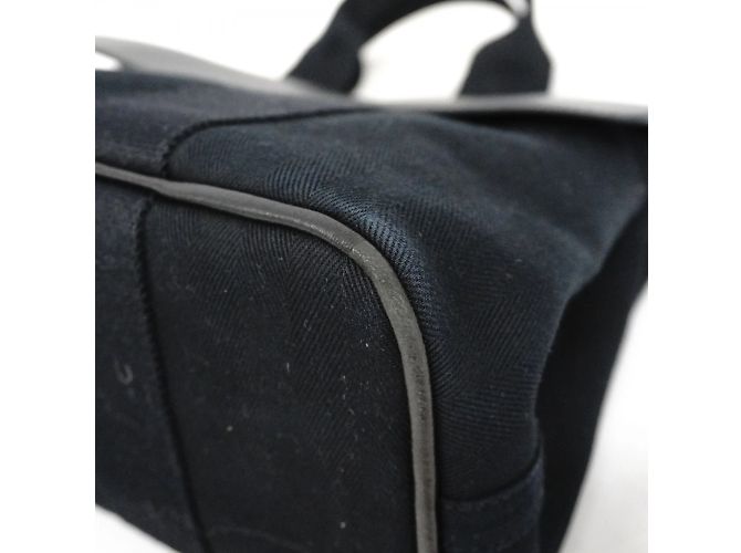 Hermès Valparaiso PM Tote Tasche Schwarz - Ansicht 6