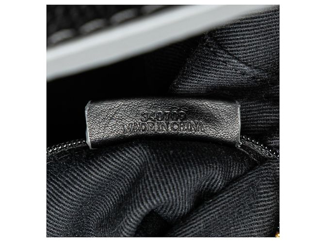 Borsa tote in tela Anagram nera LOEWE Nero - vista 7