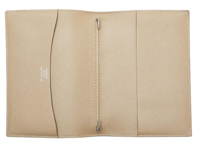 Cubierta del Planificador Hermès Agenda PM Multicolor Beige - vista 4
