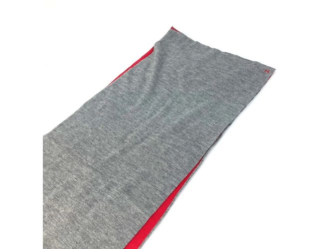 Hermès Hermes H Logo Allertoire Two-Tone Scarf Brown Red - view 4