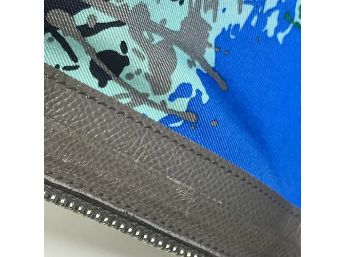 Bolso Clutch Kara de Hermès Castaño Gris pardo - vista 14
