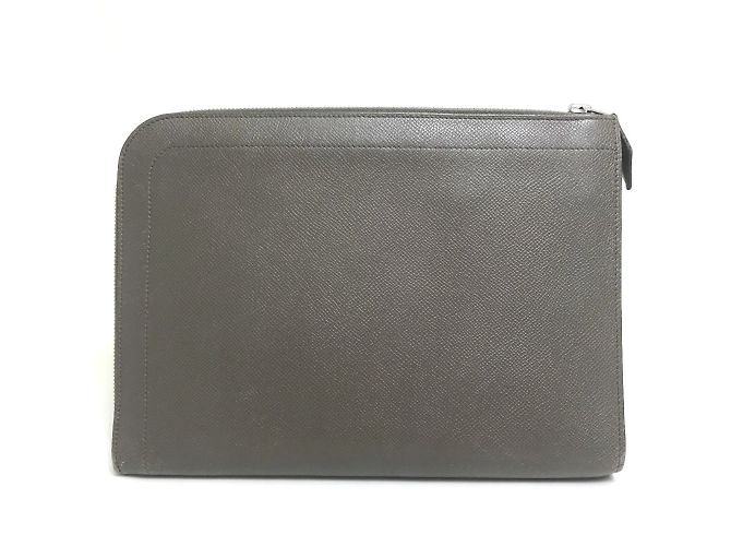 Bolso Clutch Kara de Hermès Castaño Gris pardo - vista 2