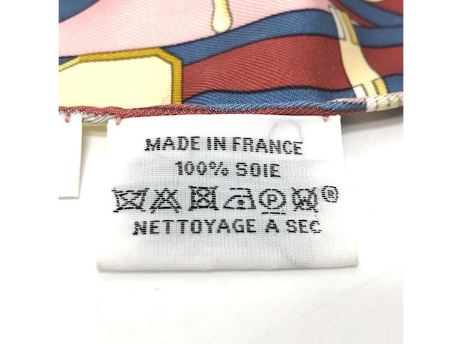 Foulard Pointe Hermès in seta rosa - vista 7