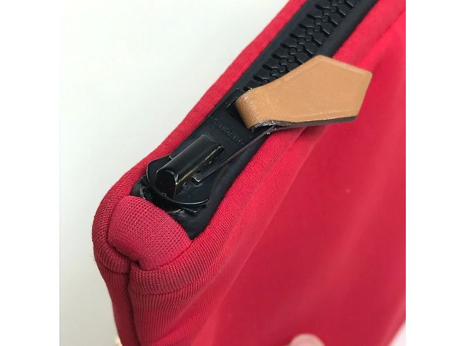 Borsa/Pochette Piatta MM Trusse Neoban di Hermès Rosso - vista 12