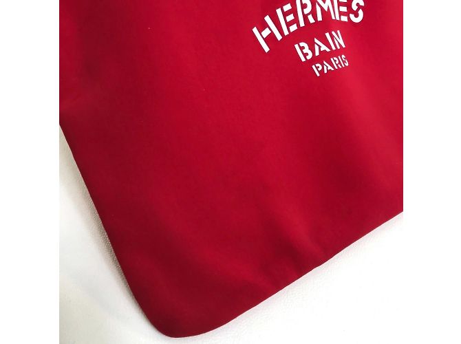 Borsa/Pochette Piatta MM Trusse Neoban di Hermès Rosso - vista 14