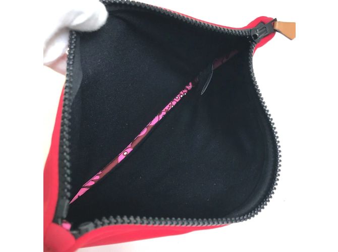 Borsa/Pochette Piatta MM Trusse Neoban di Hermès Rosso - vista 15