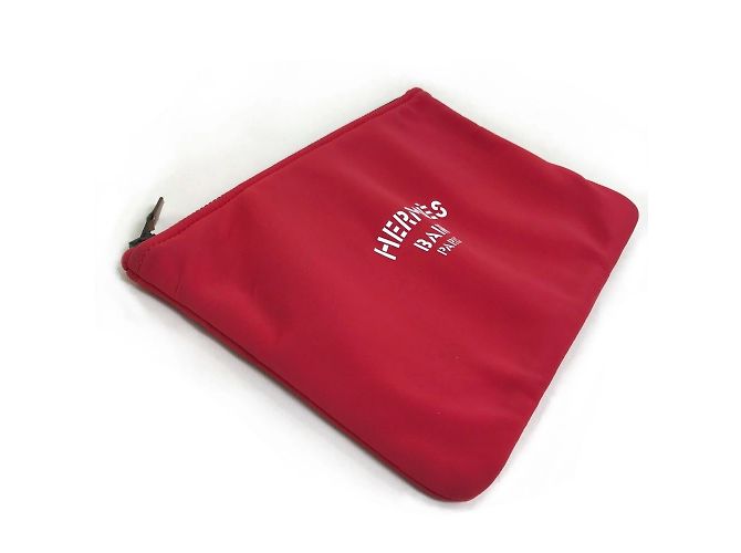 Borsa/Pochette Piatta MM Trusse Neoban di Hermès Rosso - vista 4