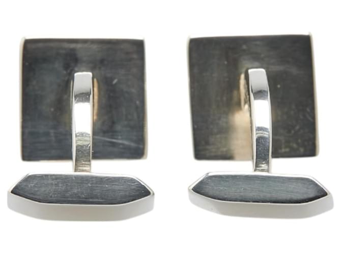 Gemelli quadrati in argento 925 Hermès - vista 3