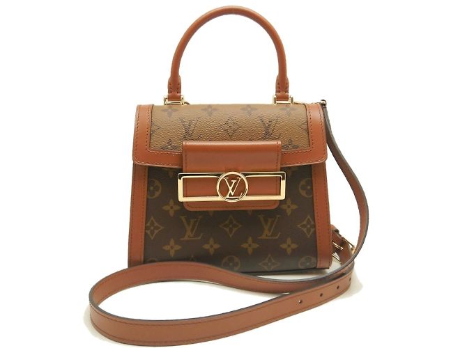 Borsa Dauphine Capitale Monogram Reverse Louis Vuitton Marrone - vista 10
