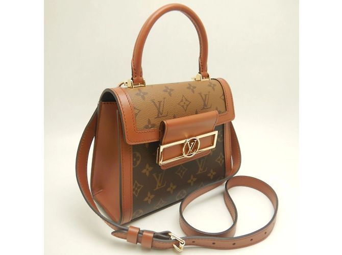 Borsa Dauphine Capitale Monogram Reverse Louis Vuitton Marrone - vista 2