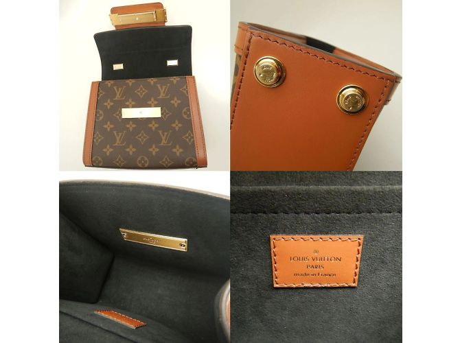 Borsa Dauphine Capitale Monogram Reverse Louis Vuitton Marrone - vista 9