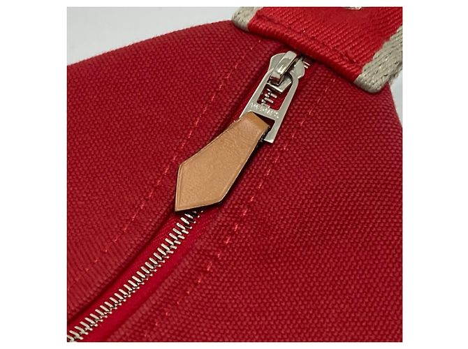 Borsa Vanity Black GM Bride di Hermès Rosso - vista 10