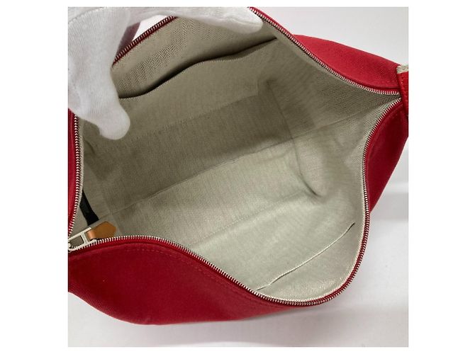Borsa Vanity Black GM Bride di Hermès Rosso - vista 11
