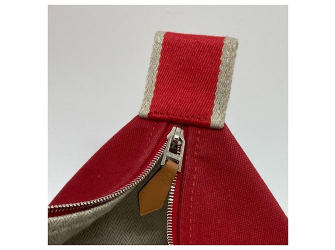 Borsa Vanity Black GM Bride di Hermès Rosso - vista 14