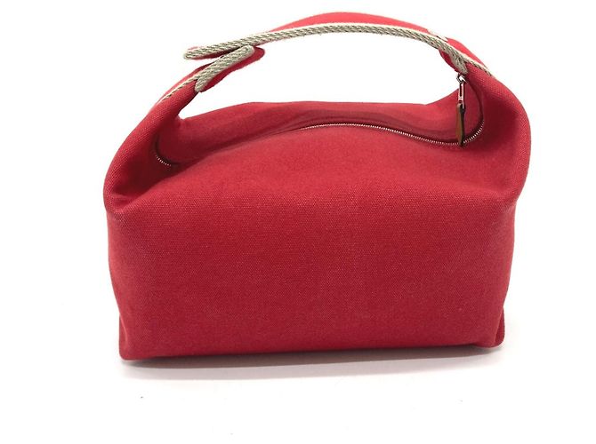 Borsa Vanity Black GM Bride di Hermès Rosso - vista 2