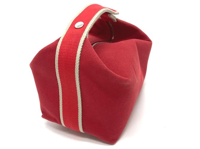 Borsa Vanity Black GM Bride di Hermès Rosso - vista 3