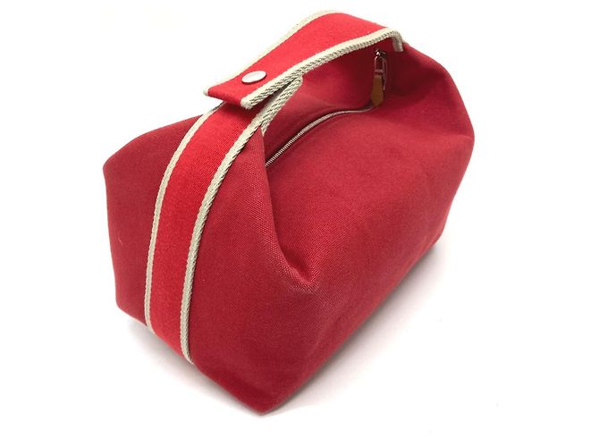 Borsa Vanity Black GM Bride di Hermès Rosso - vista 5