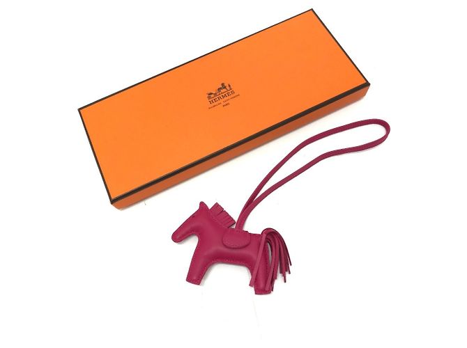 Hermès Charm Rodeo PM Hermes Strap Anjo Miro Porpora - vista 8