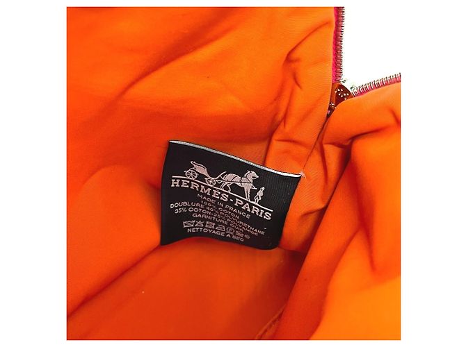 Pochette Bolide 20 di Hermès Rosa - vista 9