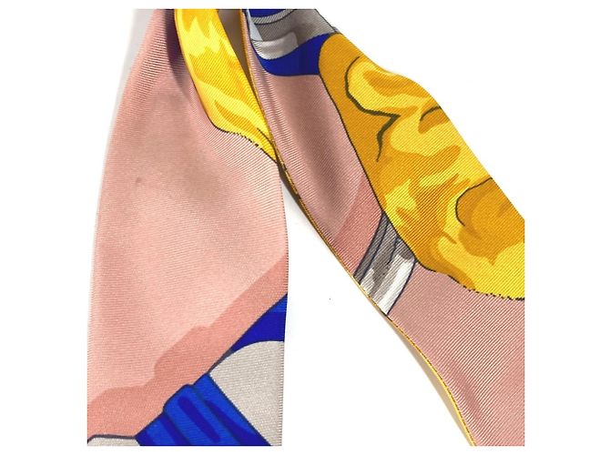 Scrunchie de seda Bella de Hermès Multicolor - vista 4