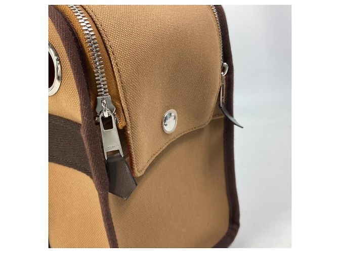 Borsa per cane Hermès H800639EK01 Marrone Rosso - vista 4