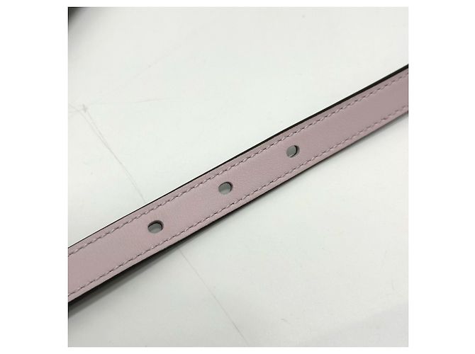 Reversible Lucky 15 PM Gürtel von Hermès Pink Khaki - Ansicht 8