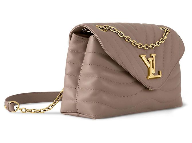Louis Vuitton Borsa a catena New Wave GM di LV Beige - vista 2