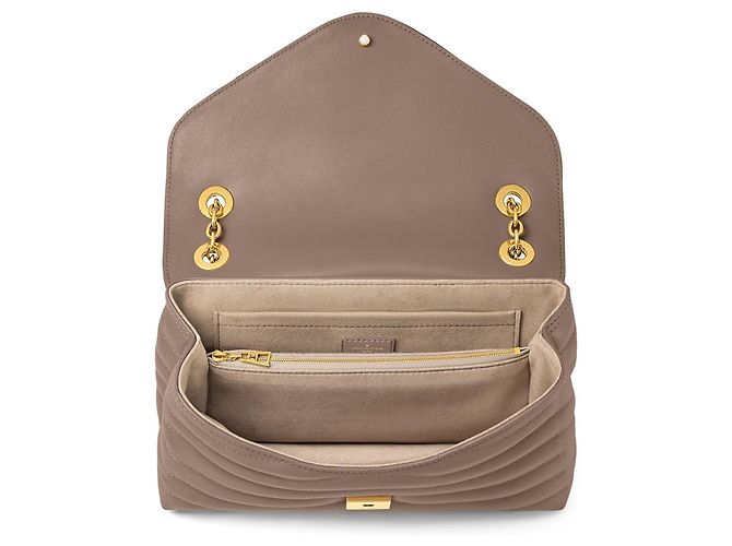 Louis Vuitton Borsa a catena New Wave GM di LV Beige - vista 4