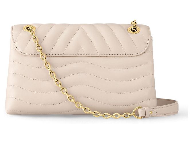 Louis Vuitton Borsa a catena New Wave GM di LV Beige - vista 2