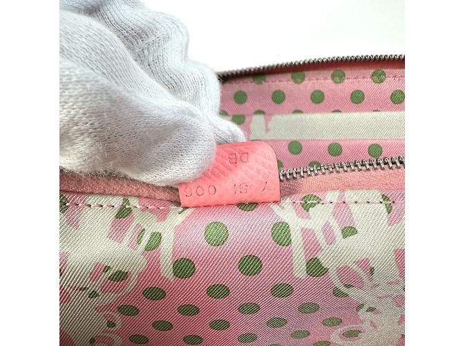 Cartera con cremallera redonda Azap Long Silk'in de Hermès Rosa - vista 11