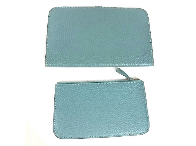 Hermès Cartera Larga Dogon Duo GM Togo Hermes Azul - vista 2