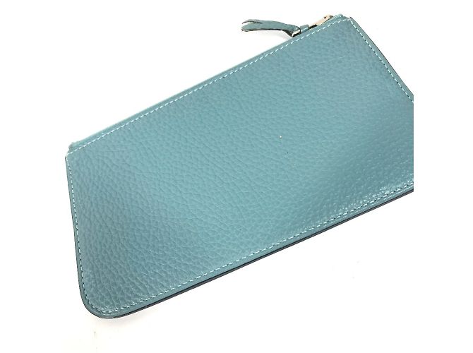 Hermès Cartera Larga Dogon Duo GM Togo Hermes Azul - vista 3
