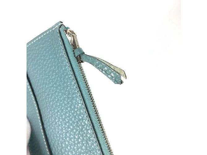 Hermès Cartera Larga Dogon Duo GM Togo Hermes Azul - vista 4