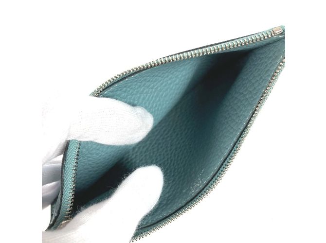 Hermès Cartera Larga Dogon Duo GM Togo Hermes Azul - vista 5