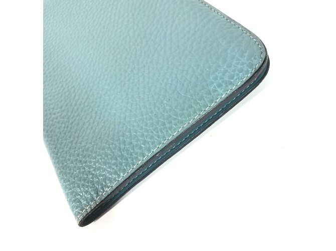 Hermès Cartera Larga Dogon Duo GM Togo Hermes Azul - vista 7