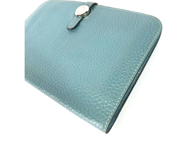 Hermès Cartera Larga Dogon Duo GM Togo Hermes Azul - vista 8