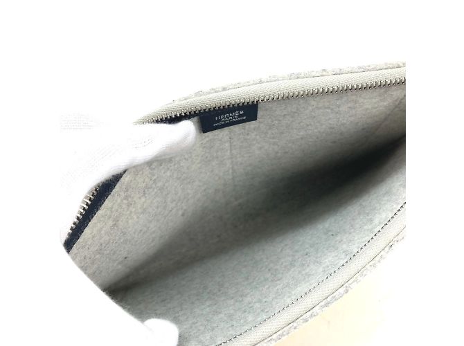Hermès Pochette Hermes Toudou 29 Marrone Giallo - vista 14