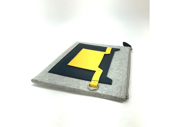 Hermès Pochette Hermes Toudou 29 Marrone Giallo - vista 4
