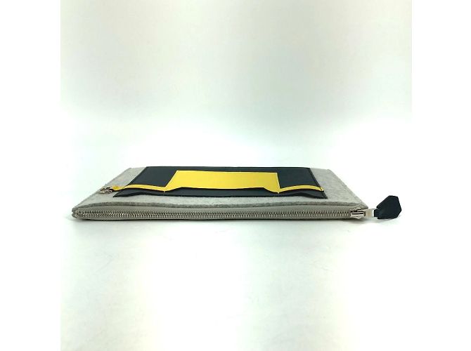 Hermès Pochette Hermes Toudou 29 Marrone Giallo - vista 6