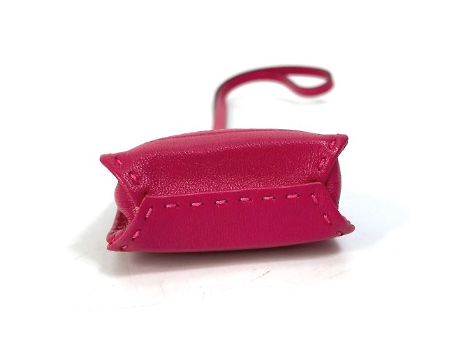 Charm de Bolsa Naranja Hermès Rosa - vista 5